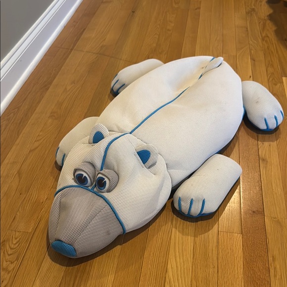BIG JOE Other - BIG JOE Large Pool Petz 3ft Gray/Blue Bean Toy Polar Bear